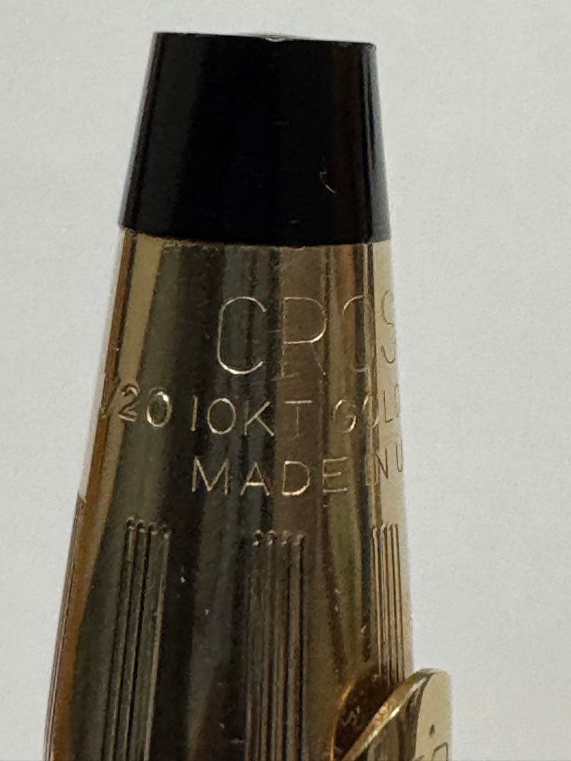 Cross Classic Century Fountain Pen XF Fine Nib Body 1/20 10K Gold Plated — Japan Import