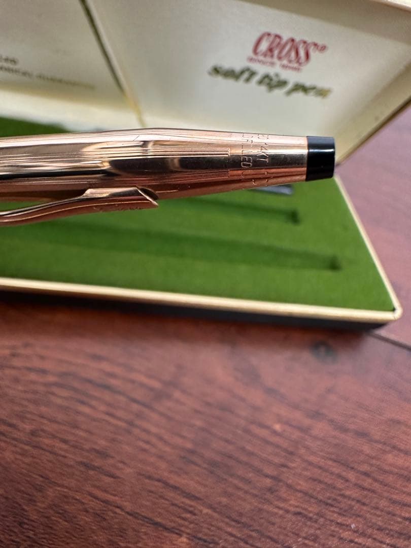 Cross 12K Gold Filled Soft Tip Pen & Mechanical Pencil Set — Japan Import