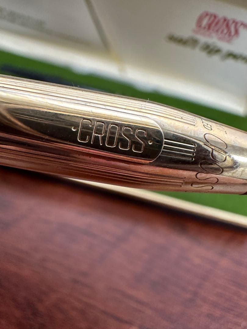 Cross 12K Gold Filled Soft Tip Pen & Mechanical Pencil Set — Japan Import