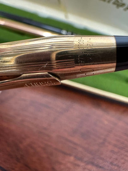 Cross 12K Gold Filled Soft Tip Pen & Mechanical Pencil Set — Japan Import