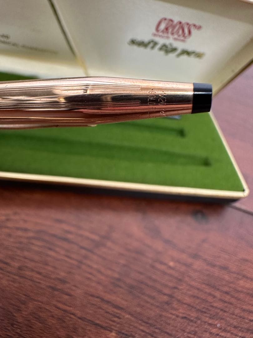 Cross 12K Gold Filled Soft Tip Pen & Mechanical Pencil Set — Japan Import