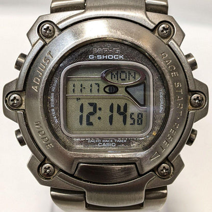 Casio G-Shock MRG-1000T Digital Watch with Titanium Band and Silver Color — Japan Import