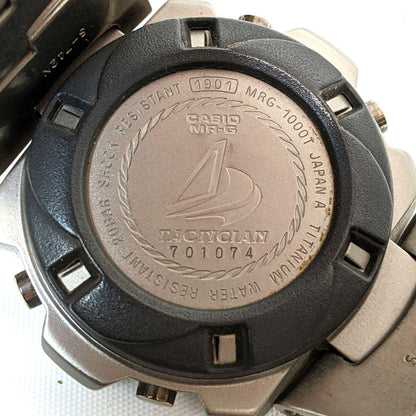 Casio G-Shock MRG-1000T Digital Watch with Titanium Band and Silver Color — Japan Import