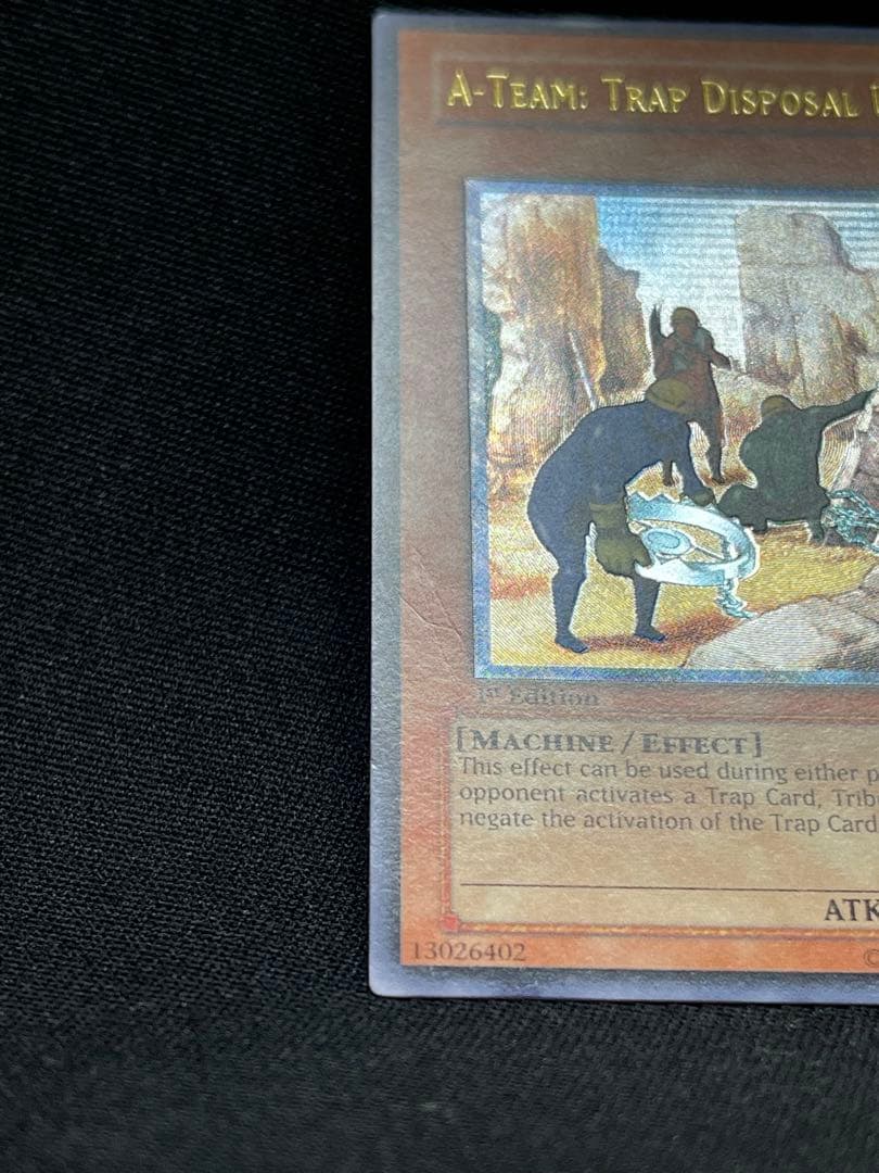 Yu-Gi-Oh A-Team Trap Disposal Unit Relief RDS-AE033 single effect monster card from Old Asia