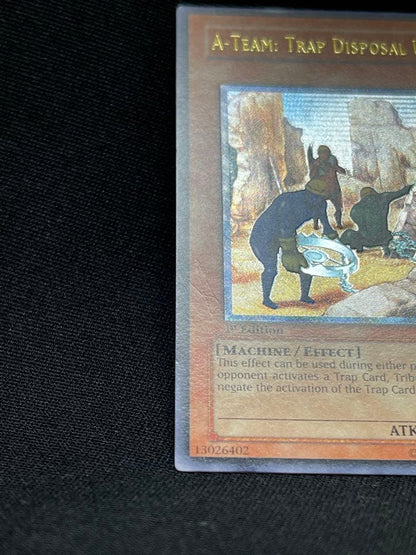 Yu-Gi-Oh A-Team Trap Disposal Unit Relief RDS-AE033 single effect monster card from Old Asia