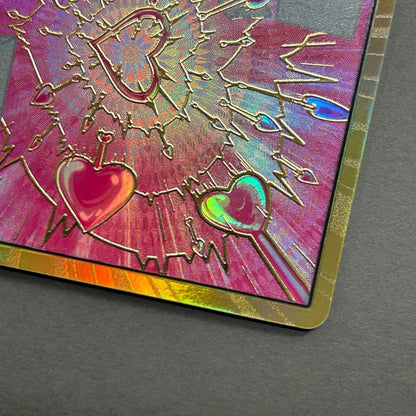 One Piece Hancock Gold Frame Don Card The Best 2 pack with hard sleeve and rigid case on white background