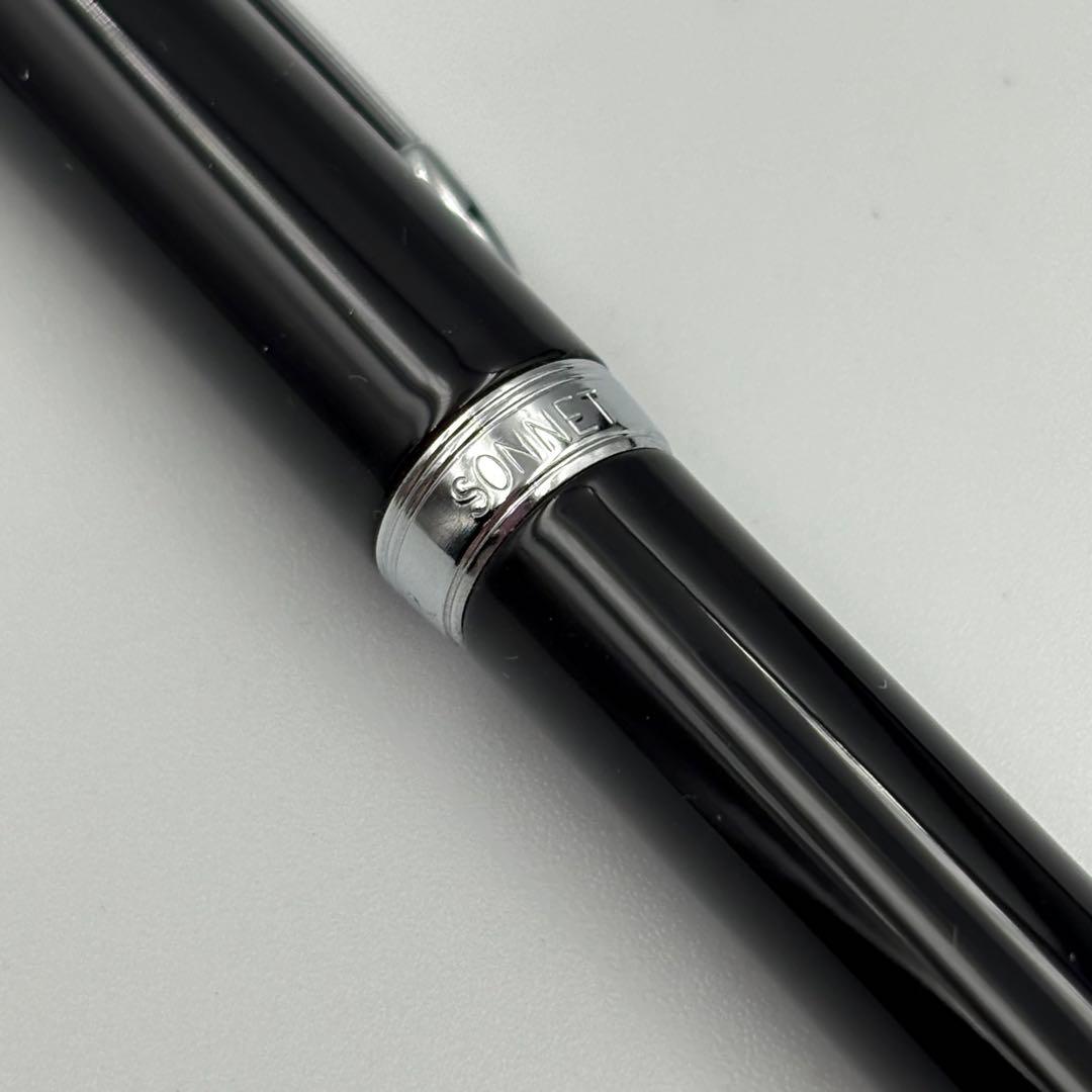 Parker Manulife Silver Blue Cross Ballpoint Pen Set Model 1121-S7515s