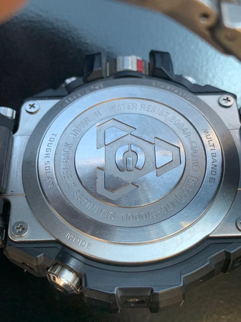 Casio G-Shock MT-G Series Model S1000D Radio Solar Watch with Metal Band — Japan Import
