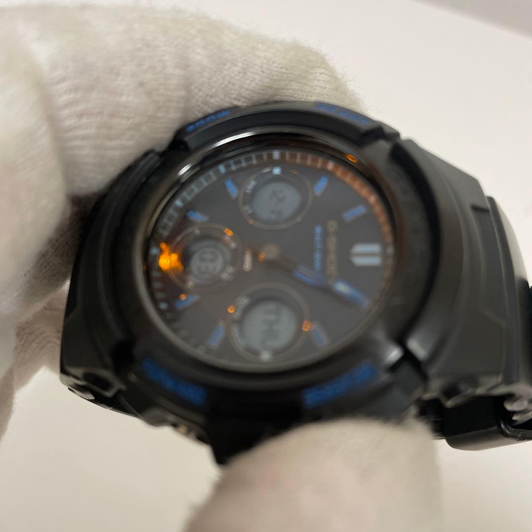 Casio G-Shock Radio Solar AWG-M100SF Digital Analog Watch with Fire Package — Japan Import