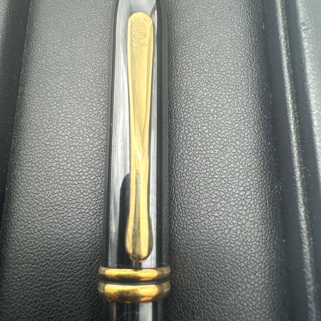 Cross black and gold ballpoint pen body made in the USA with elegant contrast design
