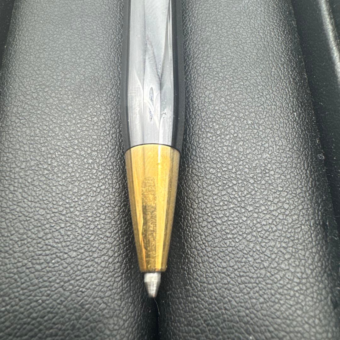 Cross black and gold ballpoint pen body made in the USA with elegant contrast design