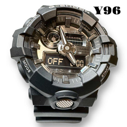 Casio G-Shock 5522 GA-710 WA20BAR Digital Watch Unisex Black Silver Japan Import