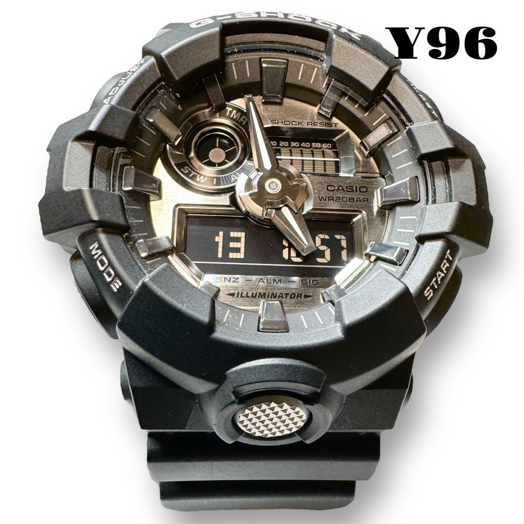 Casio G-Shock 5522 GA-710 WA20BAR Digital Watch Unisex Black Silver Japan Import