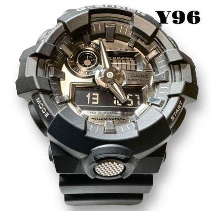 Casio G-Shock 5522 GA-710 WA20BAR Digital Watch Unisex Black Silver Japan Import