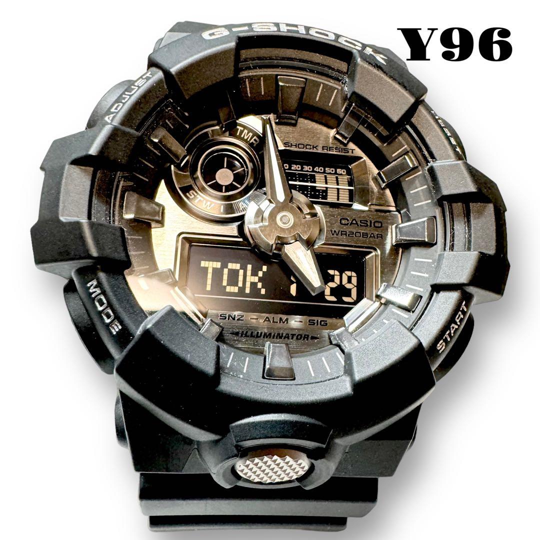 Casio G-Shock 5522 GA-710 WA20BAR Digital Watch Unisex Black Silver Japan Import