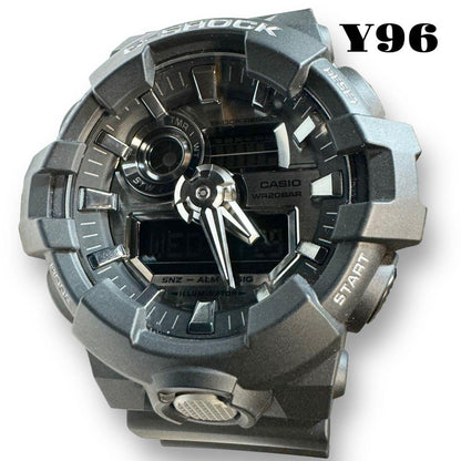 Casio G-Shock 5522 GA-710 WA20BAR Digital Watch Unisex Black Silver Japan Import