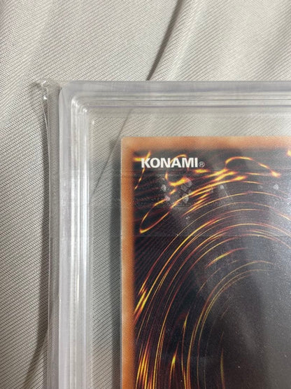 Blue-Eyes White Dragon ARS10 Secret Rare graded PSA10 card in black label case from Japan import