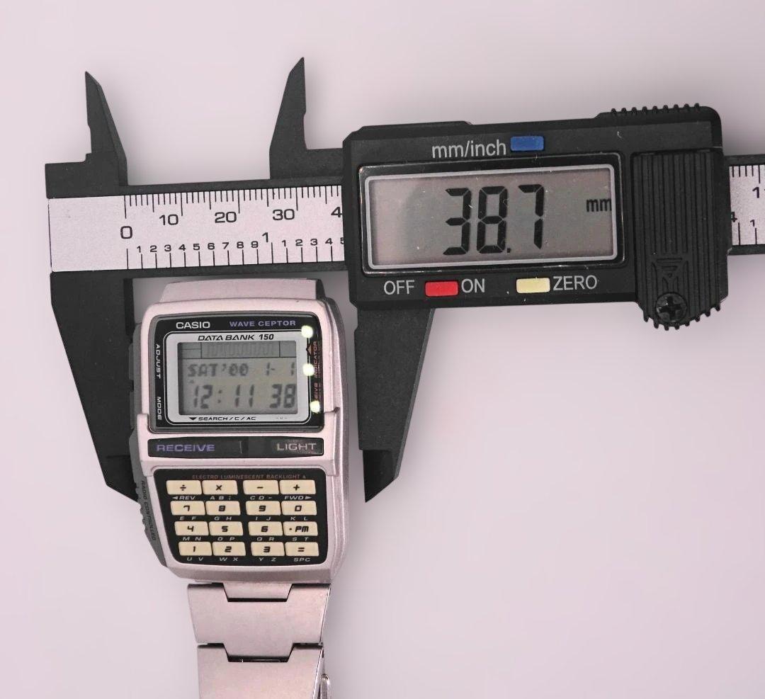 Casio Data Bank DBC-W151Q Digital Calculator Watch with Battery Replaced — Japan Import