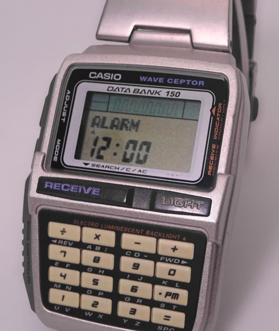 Casio Data Bank DBC-W151Q Digital Calculator Watch with Battery Replaced — Japan Import