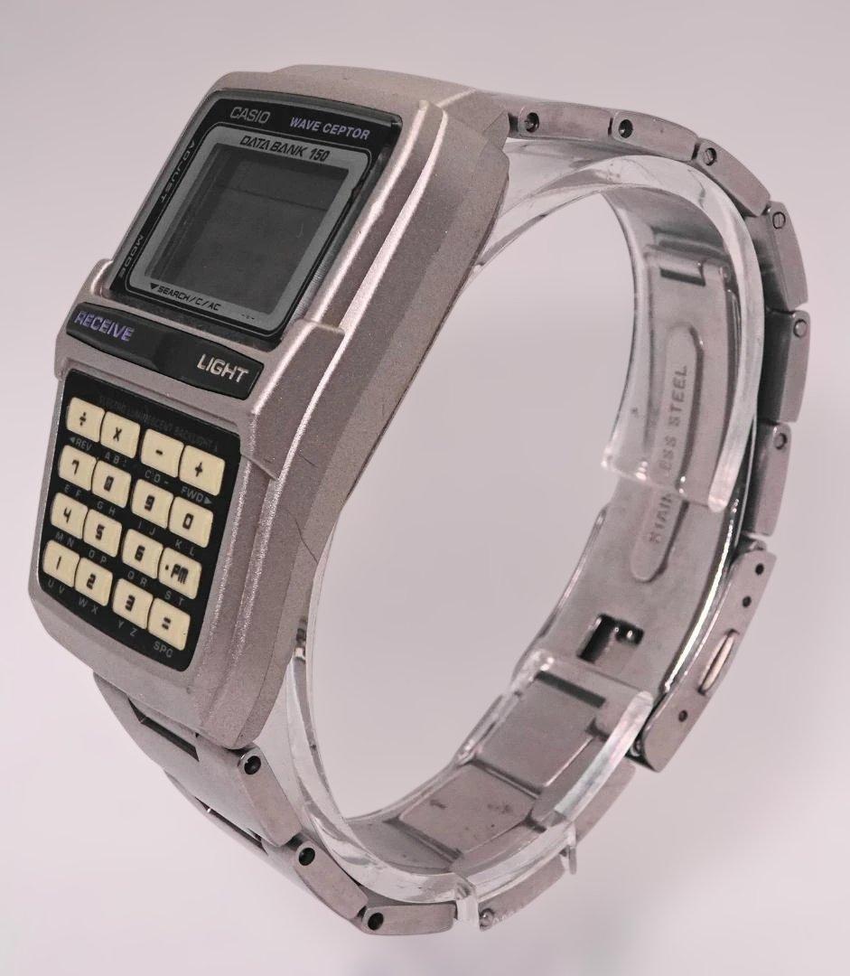 Casio Data Bank DBC-W151Q Digital Calculator Watch with Battery Replaced — Japan Import