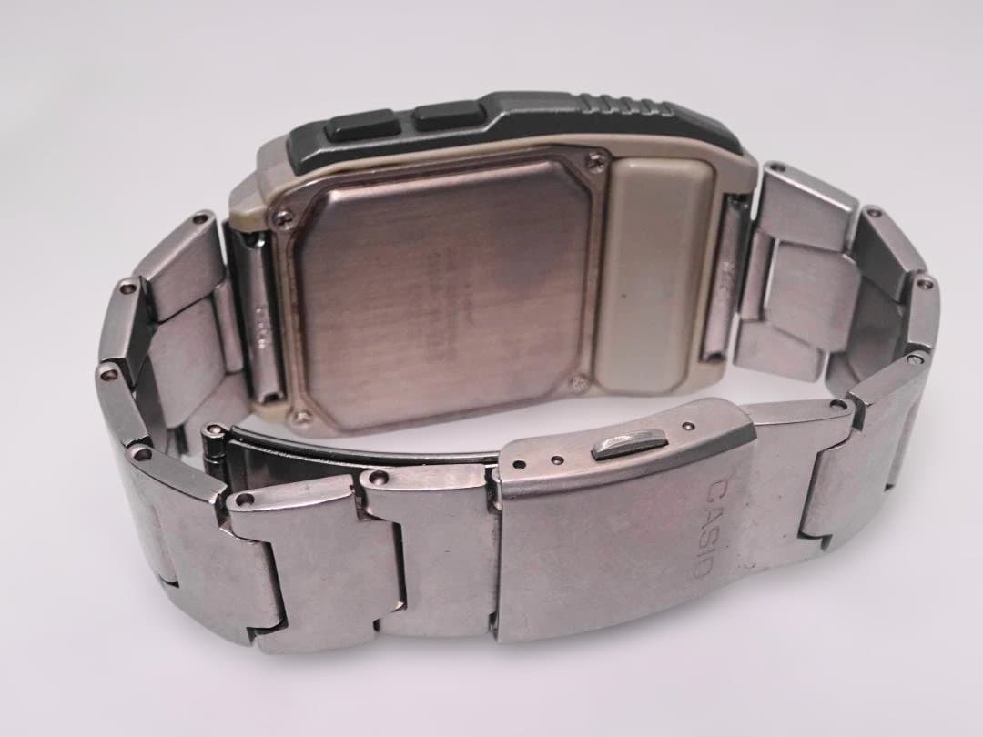 Casio Data Bank DBC-W151Q Digital Calculator Watch with Battery Replaced — Japan Import