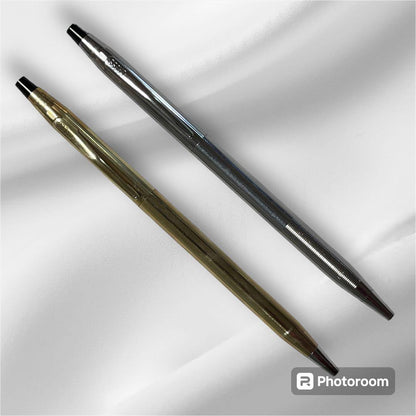 CROSS Gold and Silver Ballpoint Pen Set — Japan Import