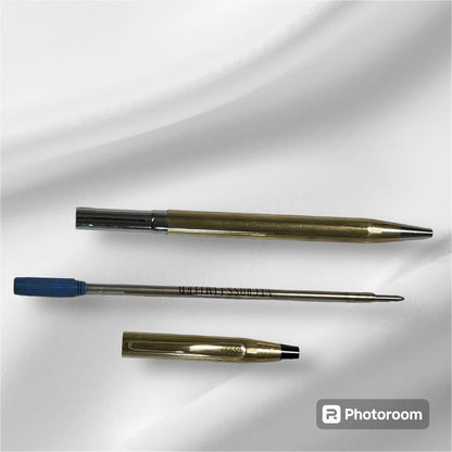 CROSS Gold and Silver Ballpoint Pen Set — Japan Import
