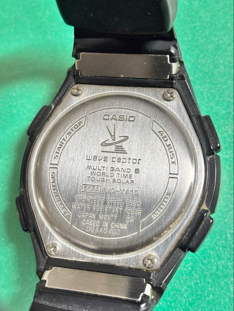 Casio Wave Reactor Solar Radio Wave Watch White Dial
