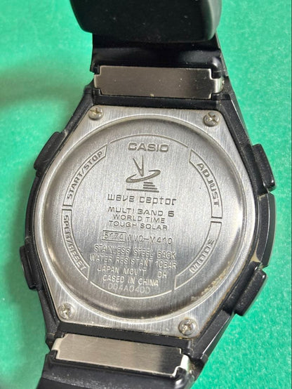 Casio Wave Reactor Solar Radio Wave Watch White Dial
