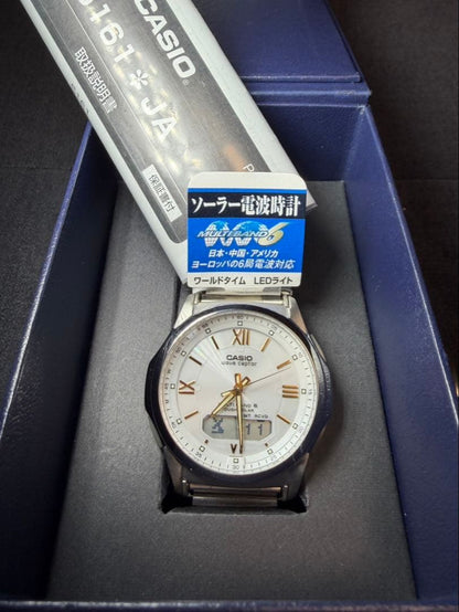 Casio Wave Ceptor WVA-M630D-7A2JF Solar Radio Wave Watch - Japan Import