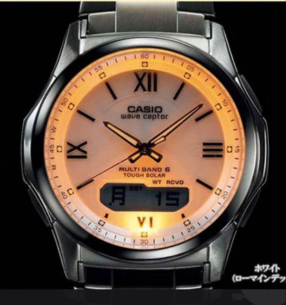 Casio Wave Ceptor WVA-M630D-7A2JF Solar Radio Wave Watch - Japan Import