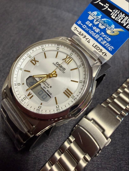 Casio Wave Ceptor WVA-M630D-7A2JF Solar Radio Wave Watch - Japan Import