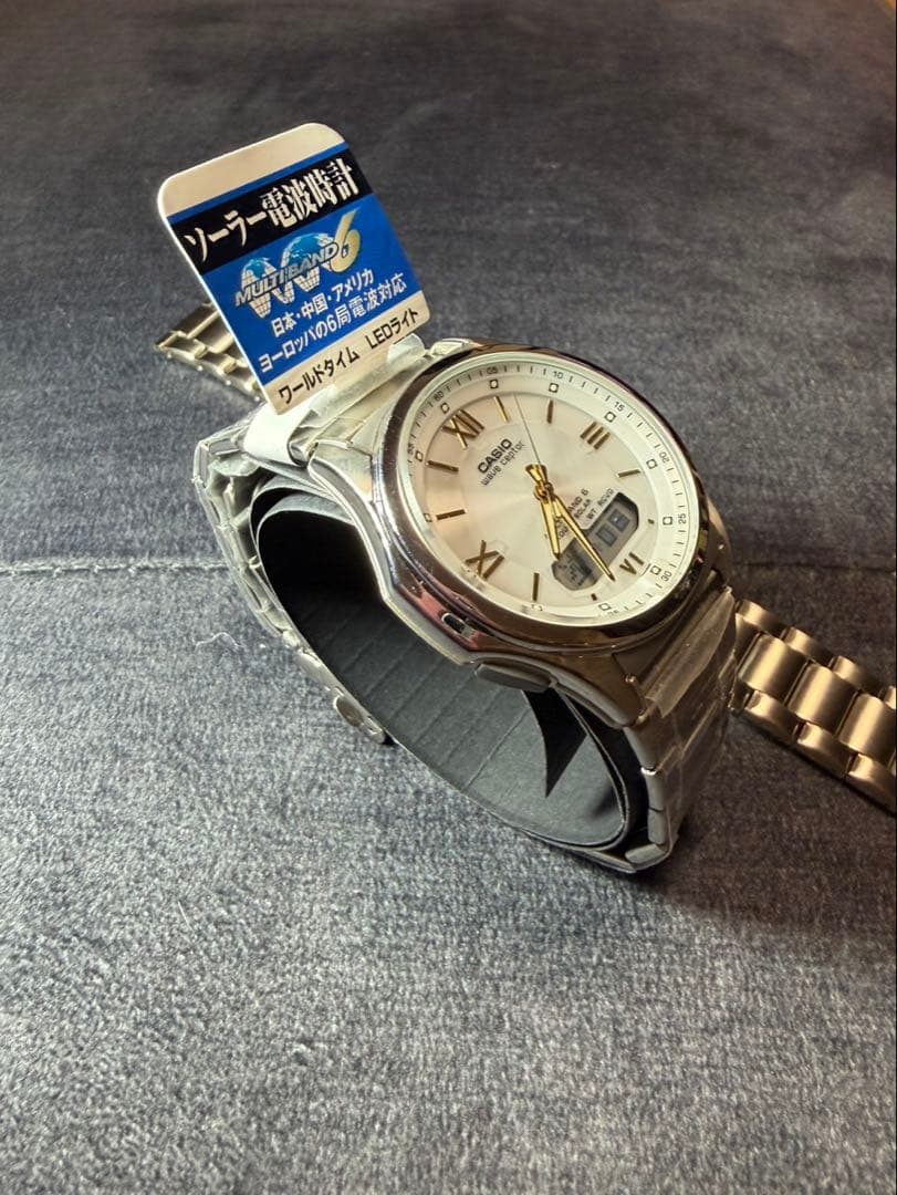 Casio Wave Ceptor WVA-M630D-7A2JF Solar Radio Wave Watch - Japan Import