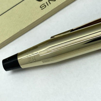 Cross Classic Century 10K Gold Filled Nikkei Logo Twist Ballpoint Pen