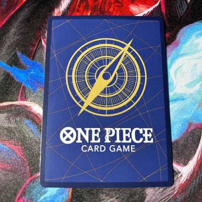 One Piece Card Game Energy OP05-100 Parallel card with Japanese pattern design illustrated by S-KINOKO