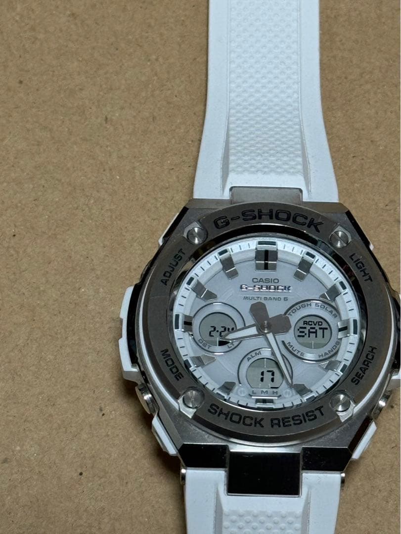Casio G-Shock G-STEEL Radio Solar GST-W310 Men’s Watch White — Japan Import