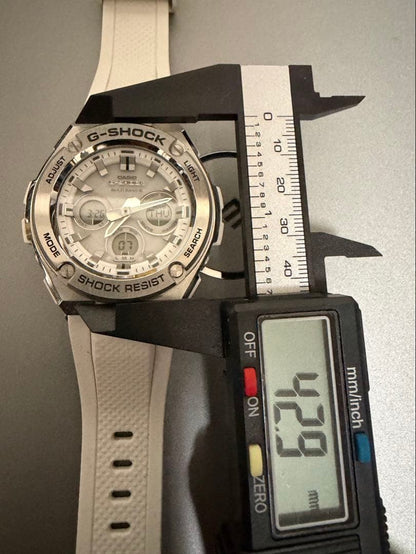 Casio G-Shock G-STEEL Radio Solar GST-W310 Men’s Watch White — Japan Import
