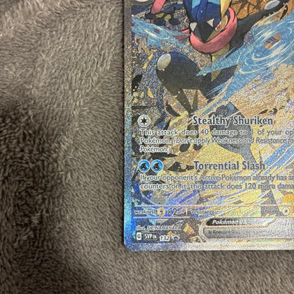 Bandai Mega Greninja ex SAR EN132 #2 overseas promotional Pokémon card in English with visible details