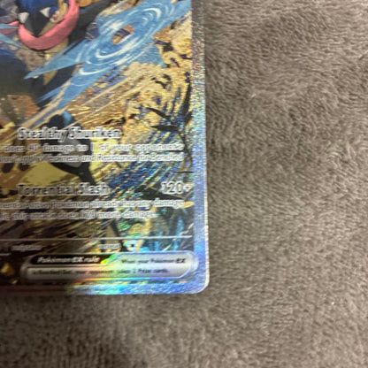Bandai Mega Greninja ex SAR EN132 #2 overseas promotional Pokémon card in English with visible details