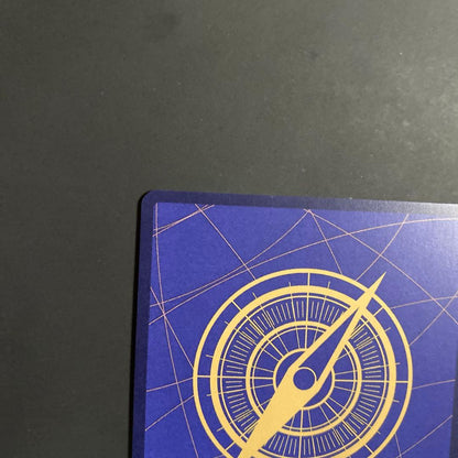 One Piece Card Game Utah ShikPar card displayed with protective sleeve in a clean, organized setup