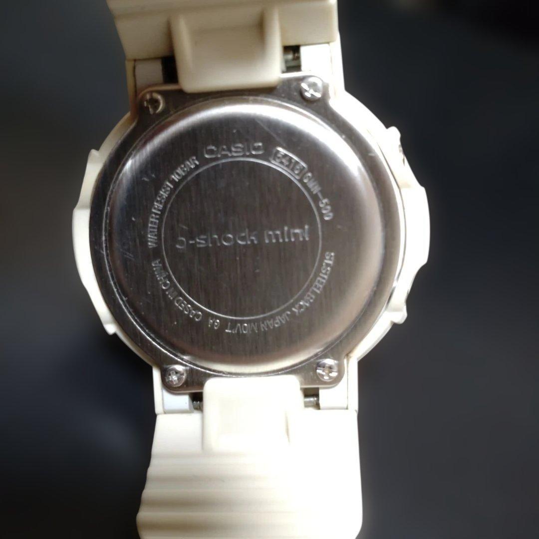 Casio G-Shock Mini GMN-500 Watch White Analog Digital 10 ATM Shock Resistant — Japan Import