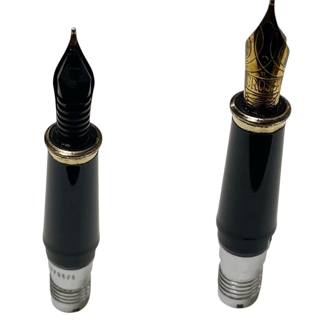 Cross Vintage Fountain Pen with Silver Body and Gold Trim