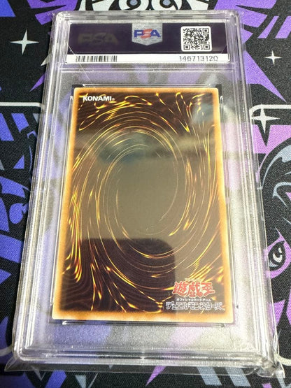 Yugioh Thousand Eyes Restrict TB34 Ultimate Rare trading card graded PSA9 from 2000 Japan import