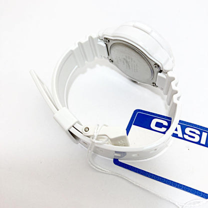 Casio Standard LRW-200H-7E2 Wristwatch with White Resin Band and White Dial — Japan Import