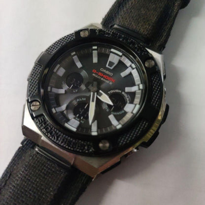 Casio G-Shock GST-W330AC Radio Solar Watch Black Silver — Japan Import