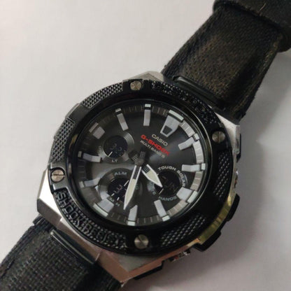 Casio G-Shock GST-W330AC Radio Solar Watch Black Silver — Japan Import