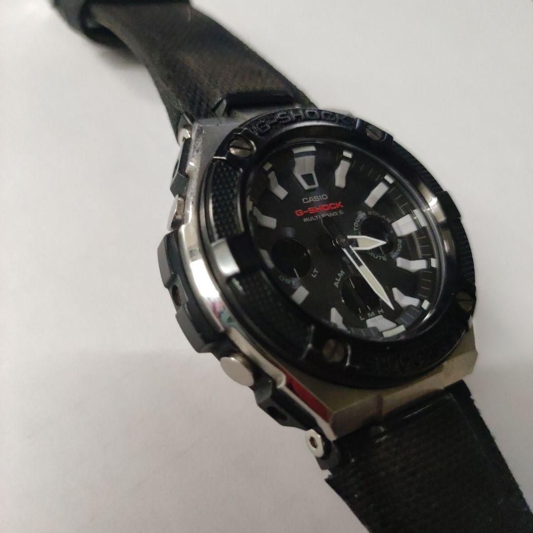 Casio G-Shock GST-W330AC Radio Solar Watch Black Silver — Japan Import
