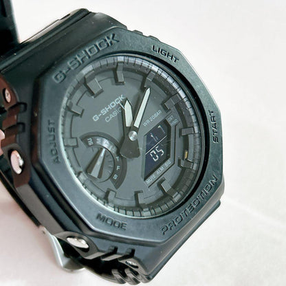 Casio G-Shock GA-2100 Watch with Scratched Glass and Worn Band — Japan Import