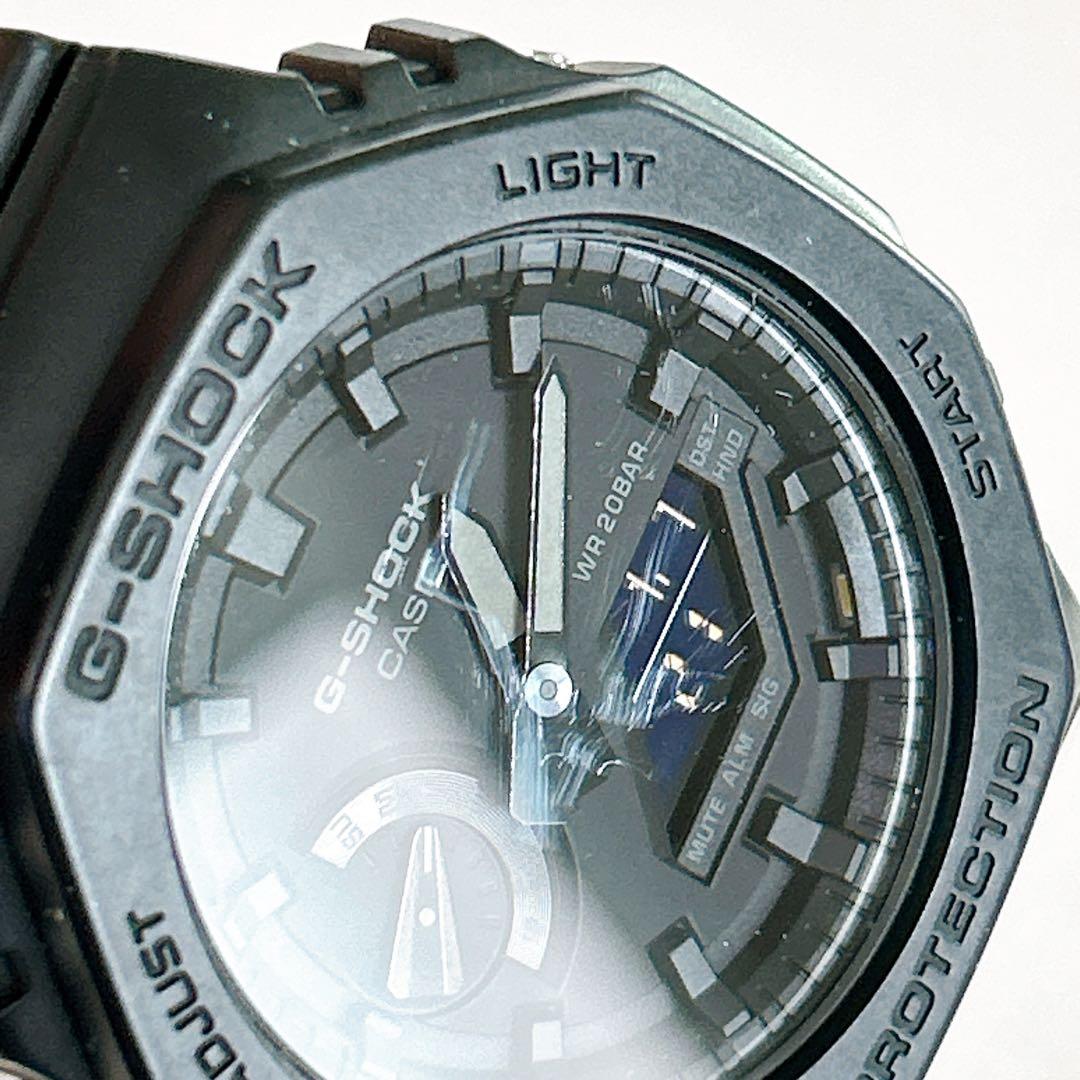 Casio G-Shock GA-2100 Watch with Scratched Glass and Worn Band — Japan Import