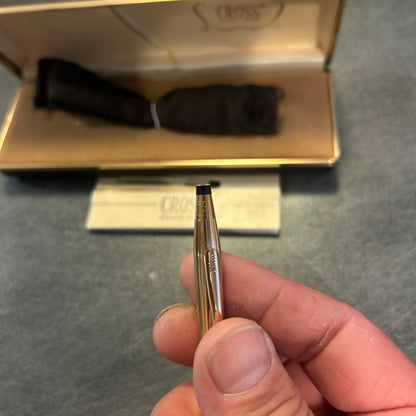 Cross Gold Ballpoint Pen with Special Gold Case